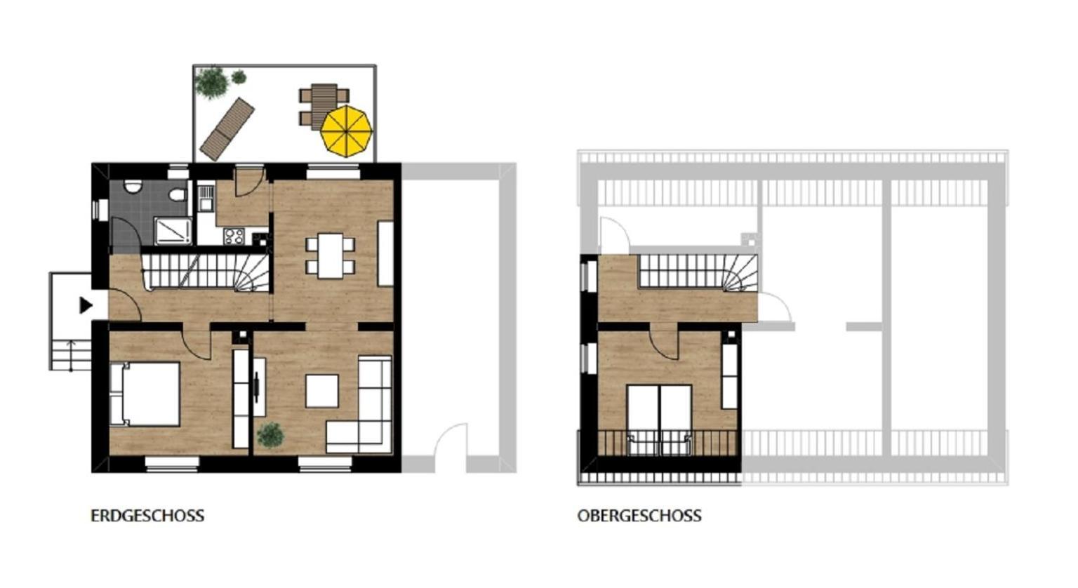 לוסהיים Ferienhaus Schaumbergblick מראה חיצוני תמונה